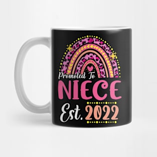 Promoted to Niece Est.2022 Rainbow Cousin to Be New Cousin Mug